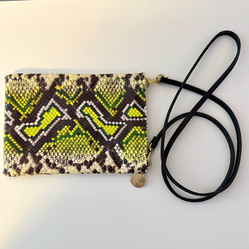 Clare V. Leather Poche
